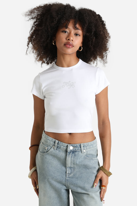 Dome Crop T-Shirt - White