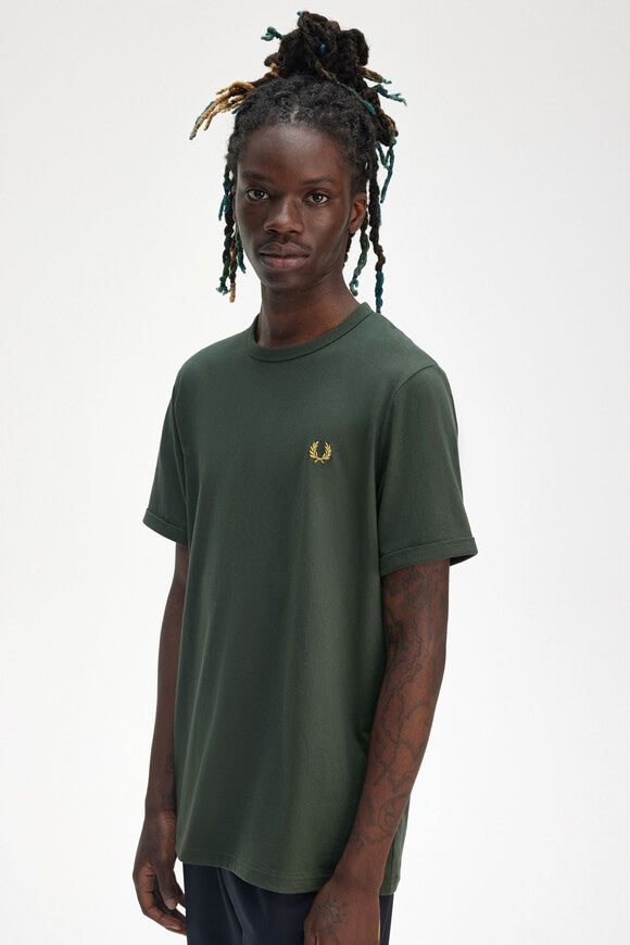 Ringer T-Shirt - Court Green