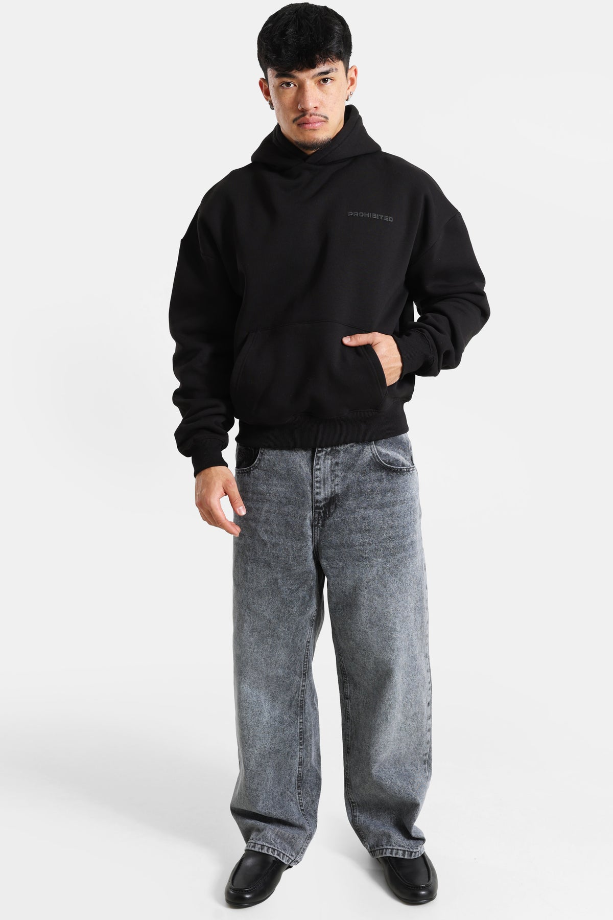 10119 Kapuzensweatshirt - Black