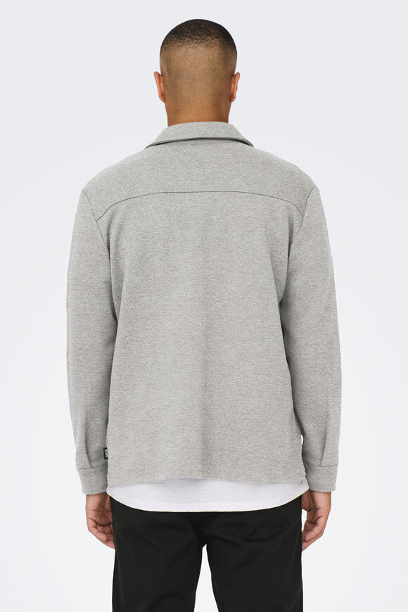 ONSNEWKODYL Overshirt - Light Grey Melange