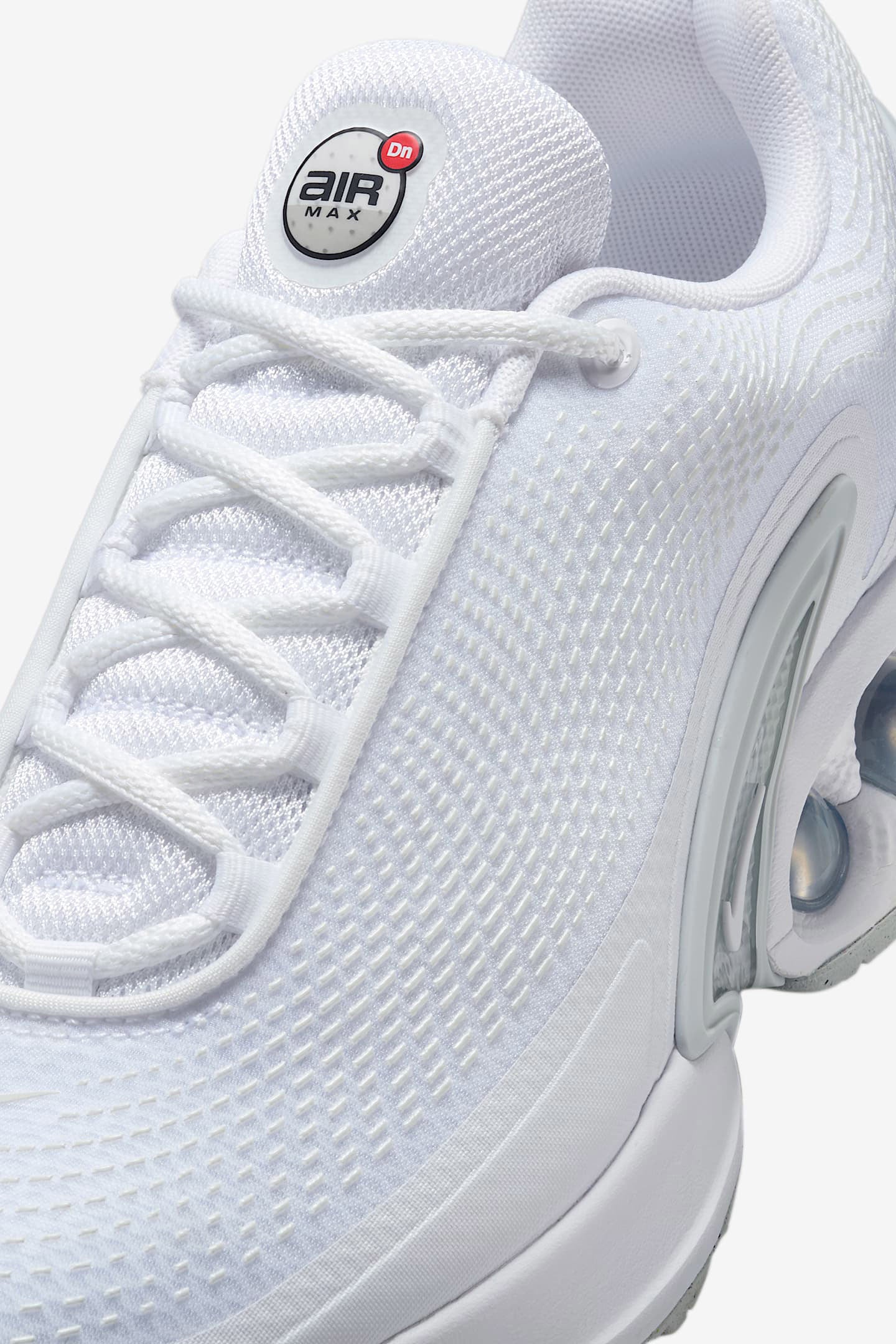 Air Max DN Sneaker - White + Metallic Silver
