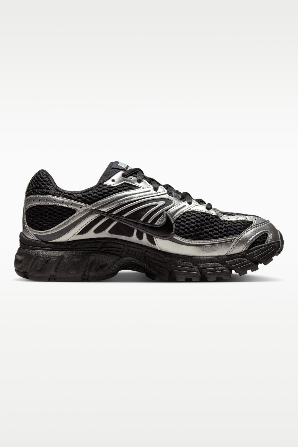 Air Max Moto 2K Sneaker - Black + Metallic Silver