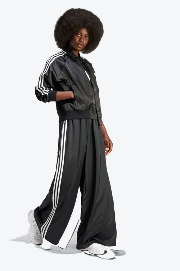 Bomber en satin - Noir