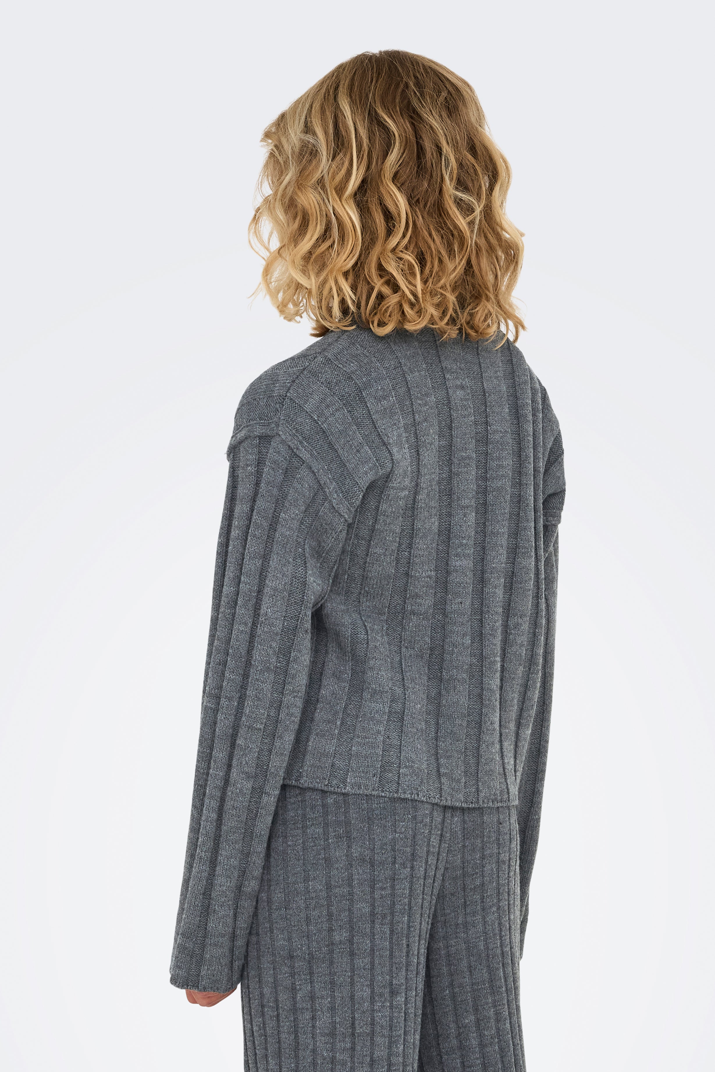 KOGTESSA Pull en maille - Dark Grey Melange