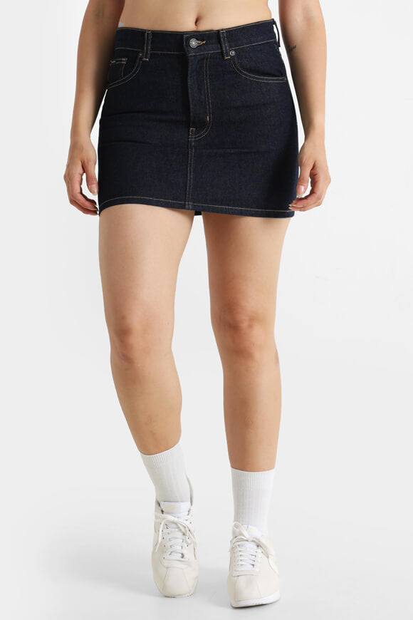 Minigonna di jeans - Denim blu scuro