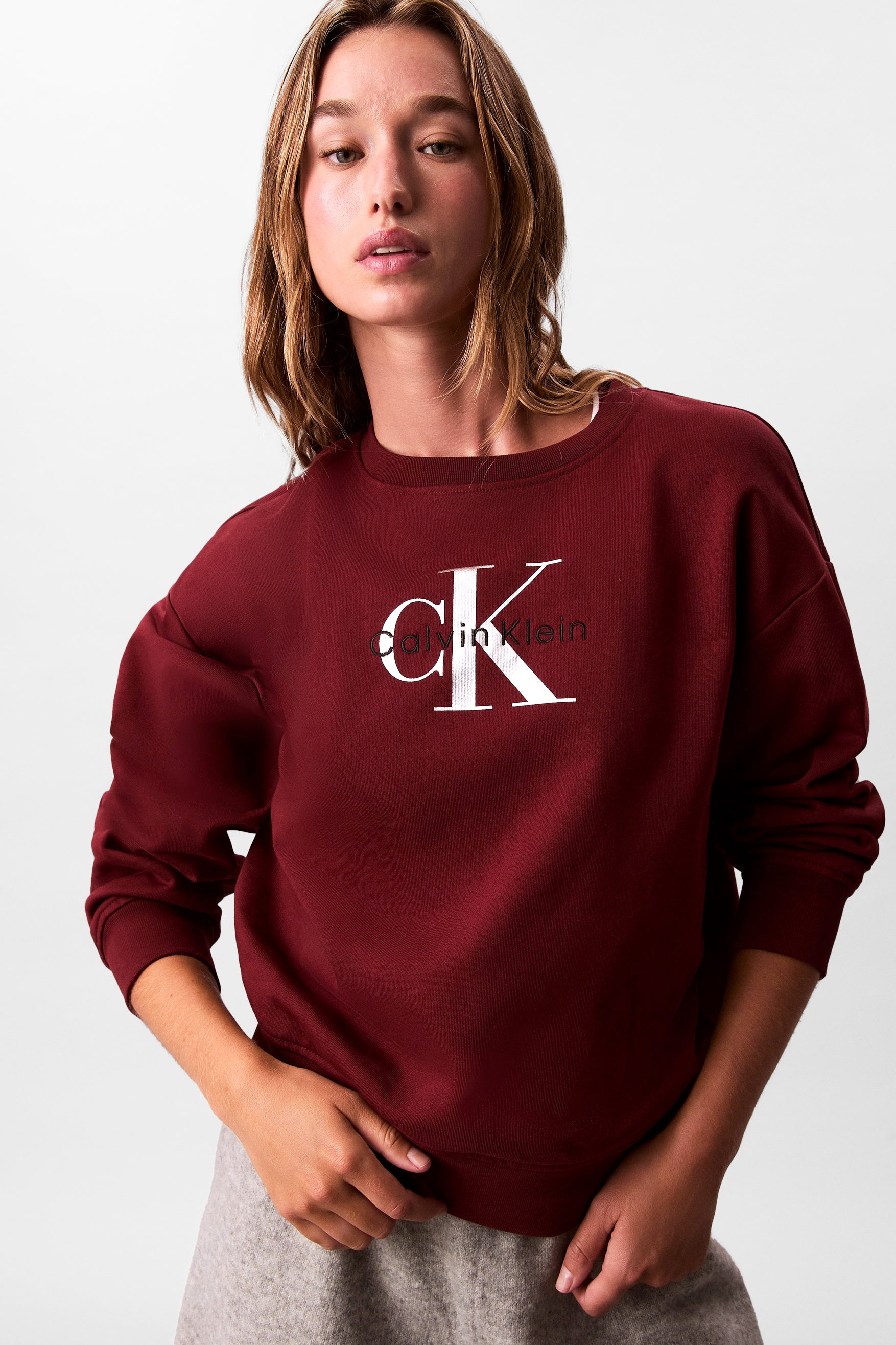 French Terry sweatshirt - Renaissance Red