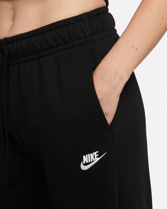 Pantalon wide leg en sweat - Black