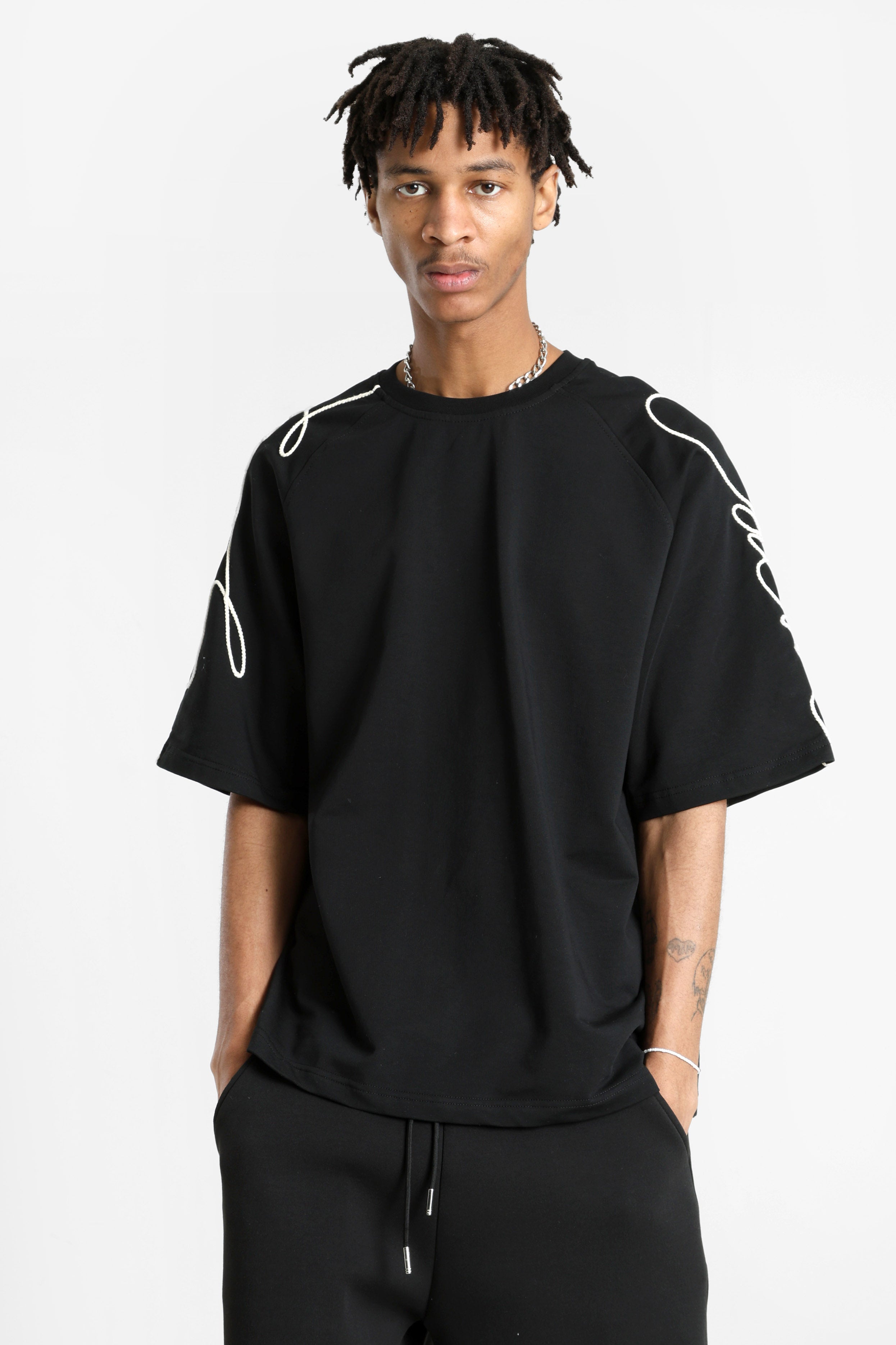 T-Shirt - Black + Offwhite