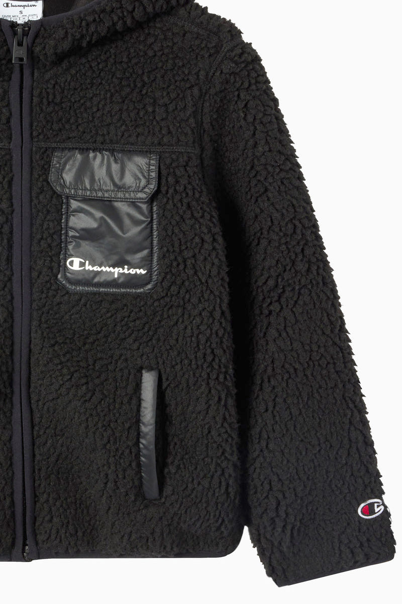 Veste en sherpa - Black