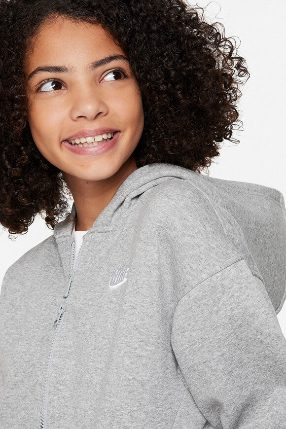Sportswear Club Fleece zip-up hoodie - Grey Heather