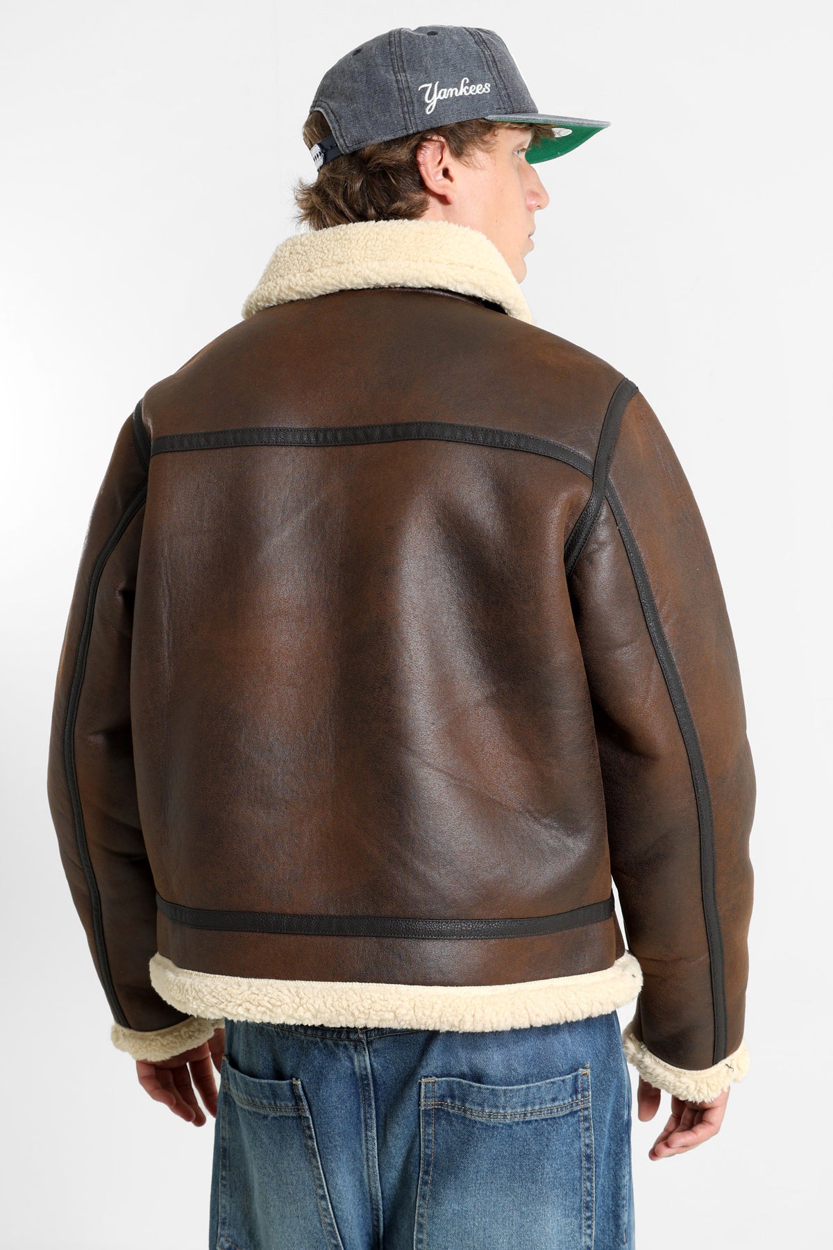 JORNORREBRO Shearling Jacke - Chocolate Brown