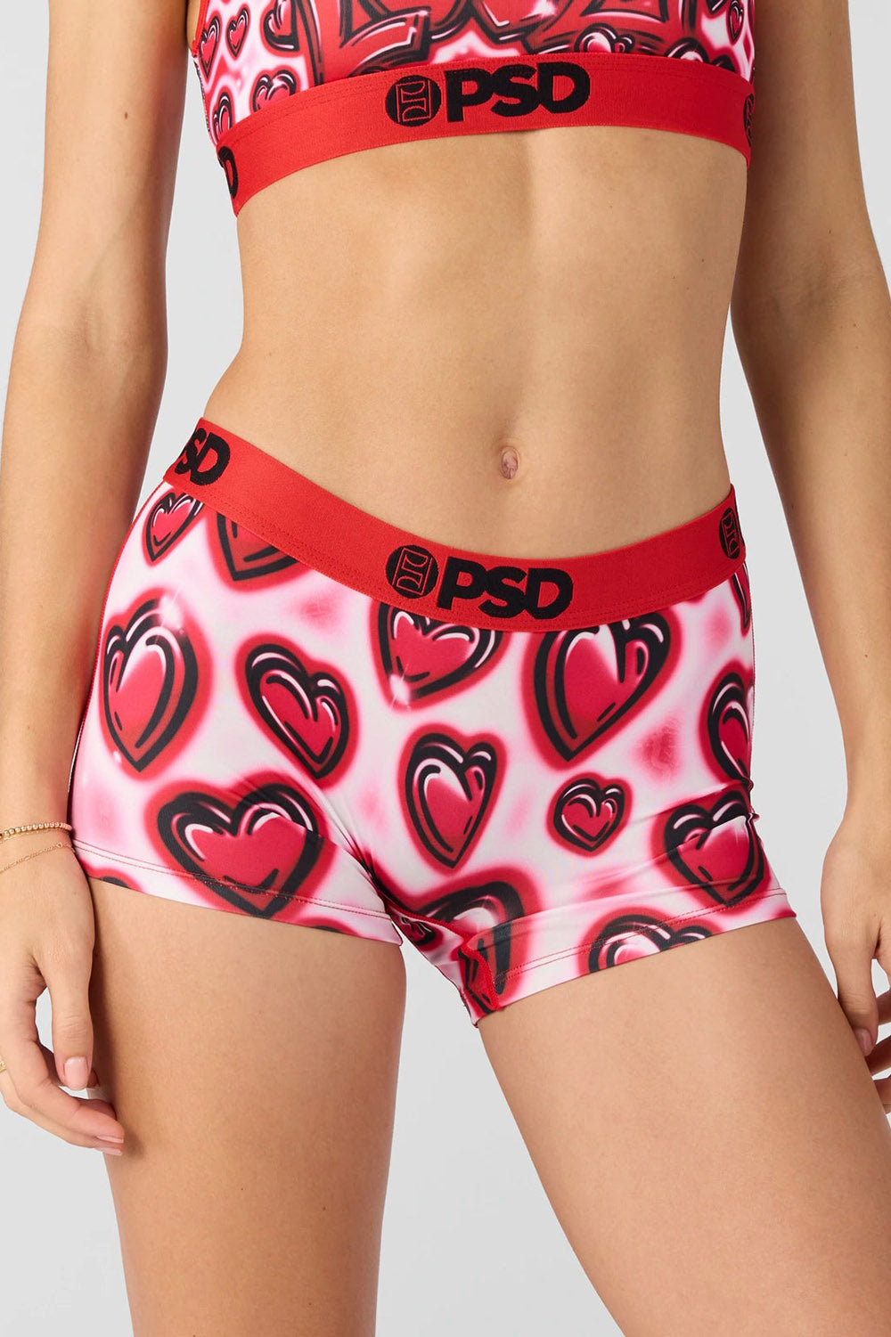 Panty - White + Red