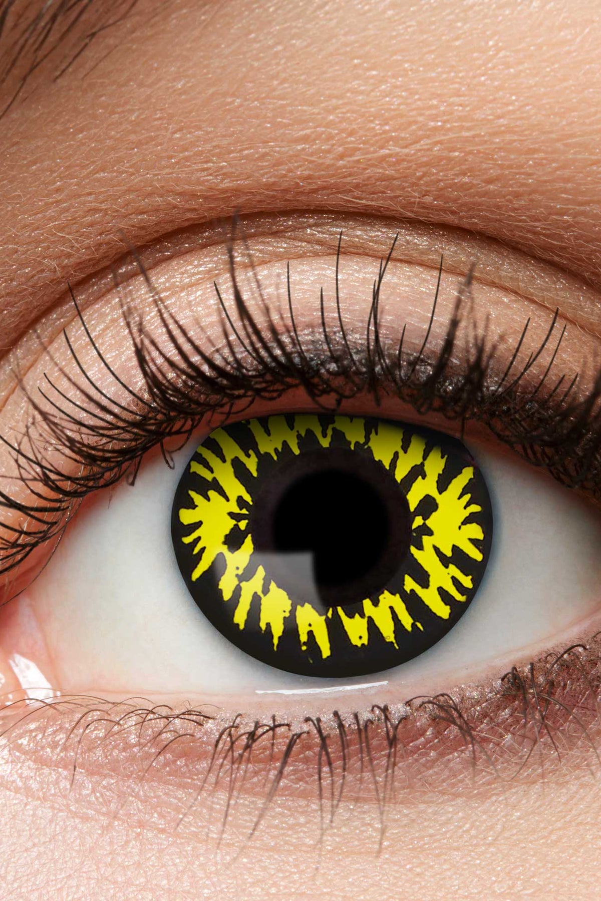 Lentilles de couleur - Jaune + Noir