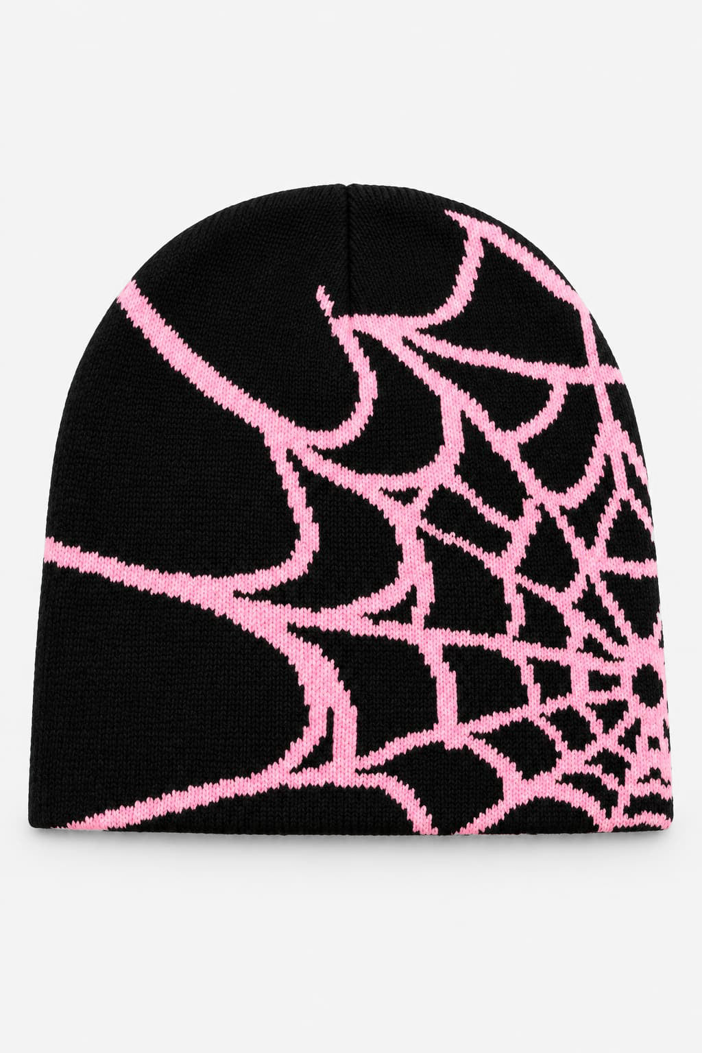 Beanie - Black + Light Pink