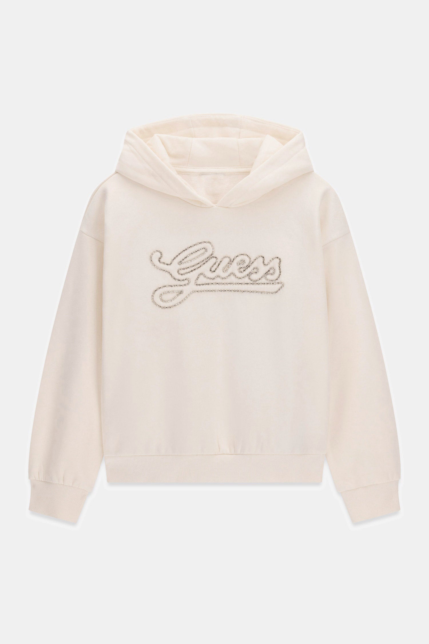 Felpa con cappuccio - Cream White