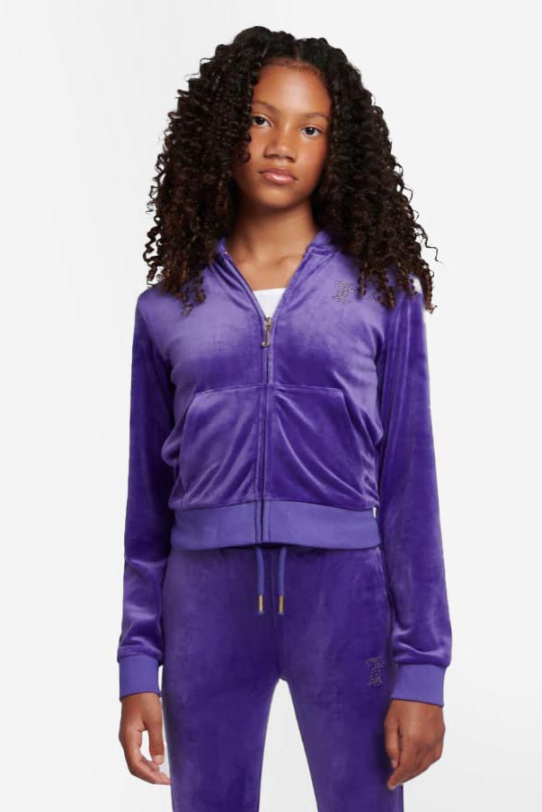 Samt Jacke - Purple