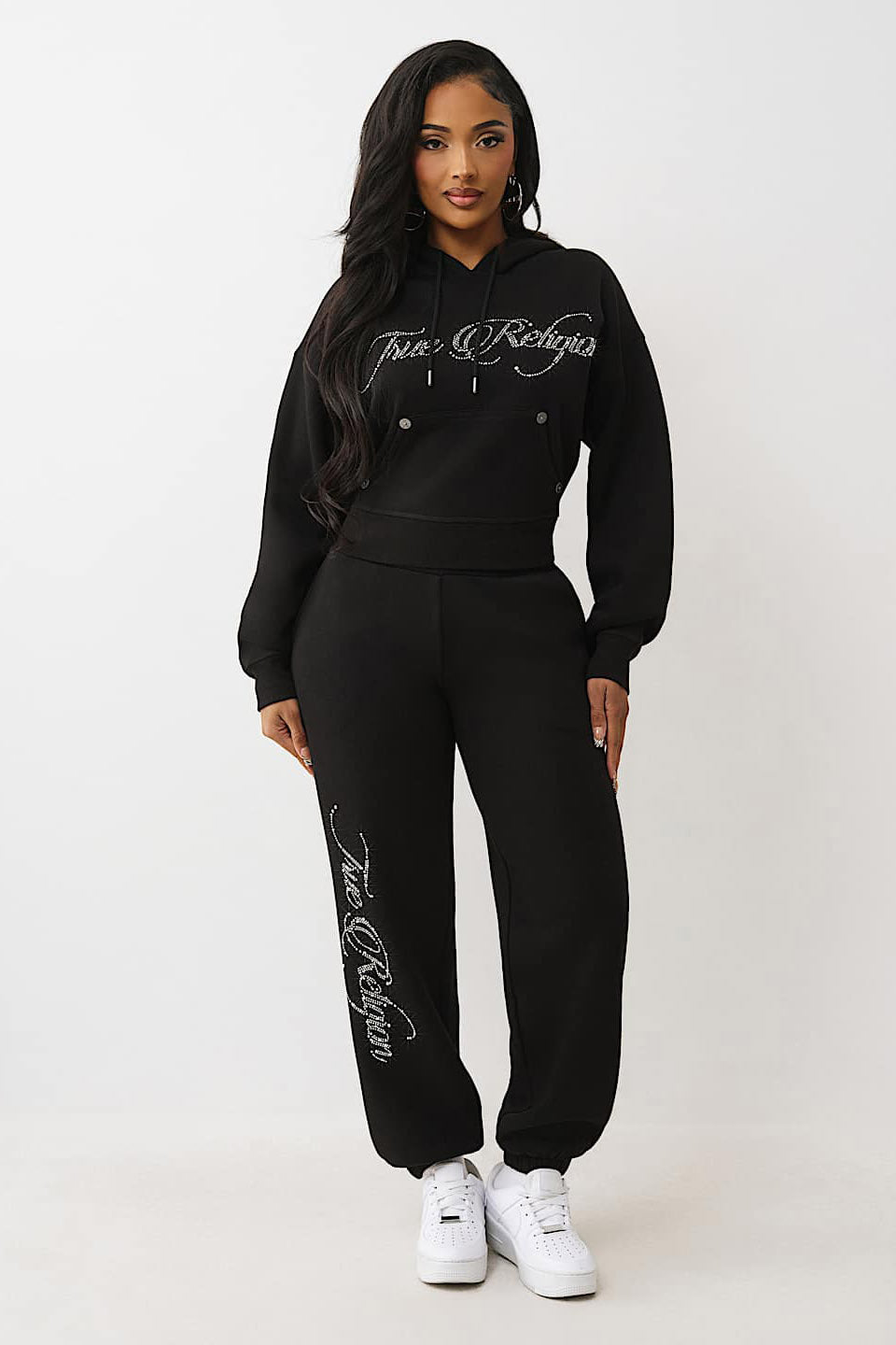 Hooded sweatshirt - Black