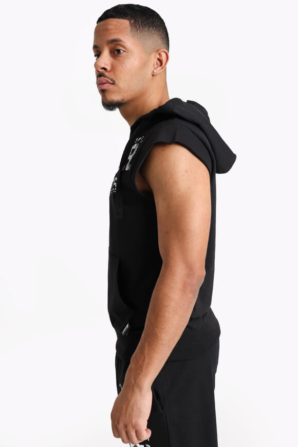 Sweat T-shirt à capuche - Noir