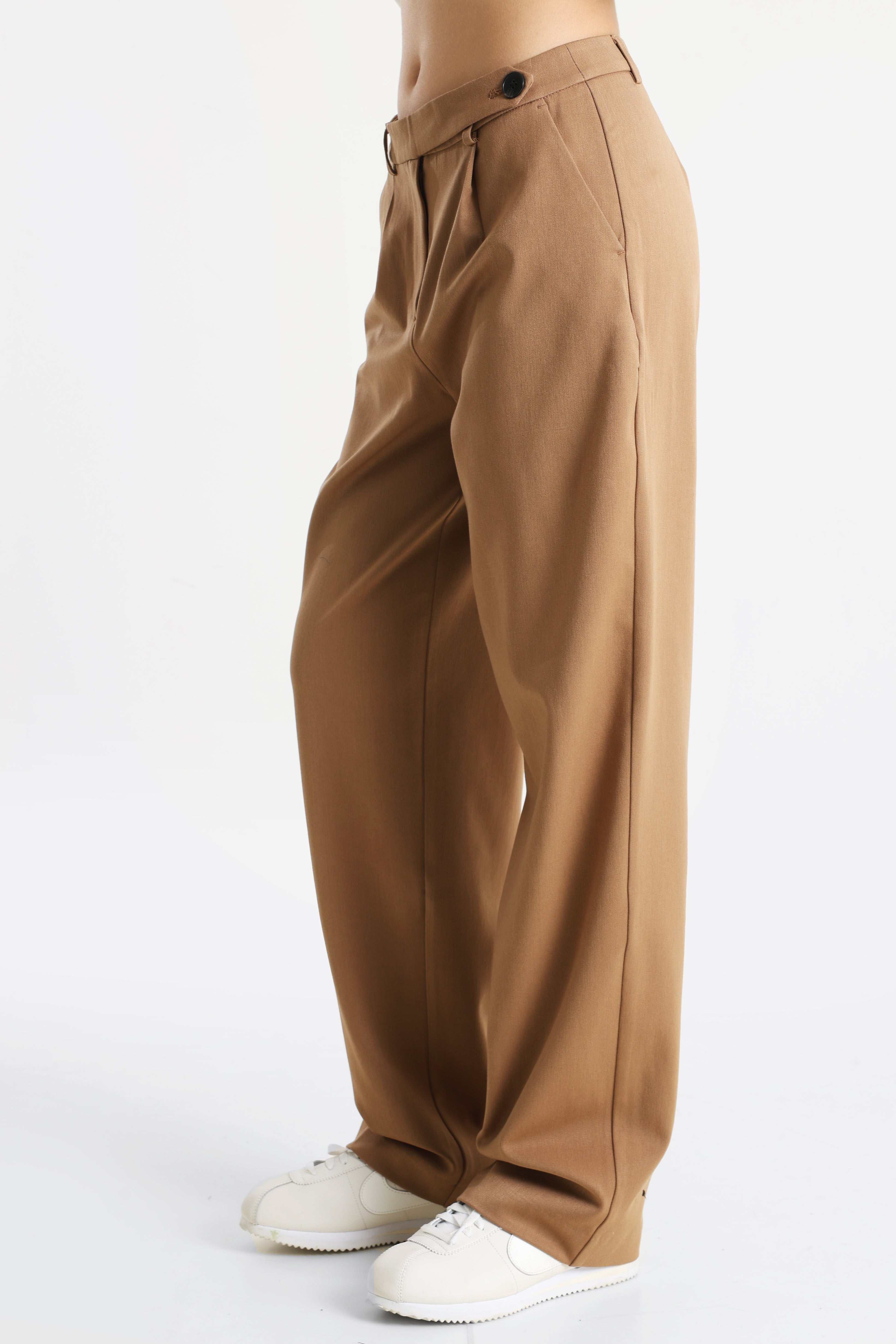 ONLSULAJMA Pantalon en tissu L32 - Cocoa Cream