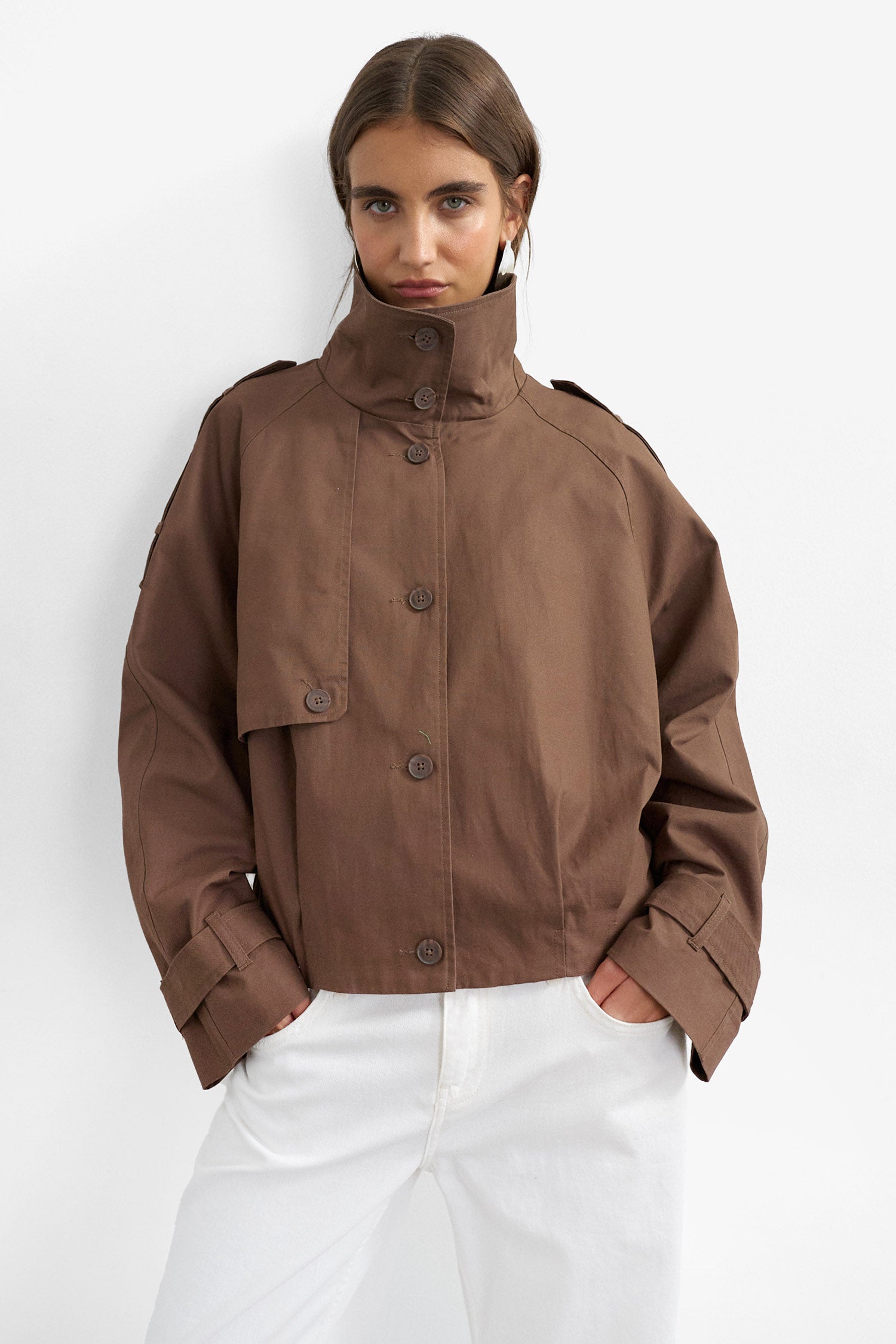 TSHABA Trenchcoat - Red Heart