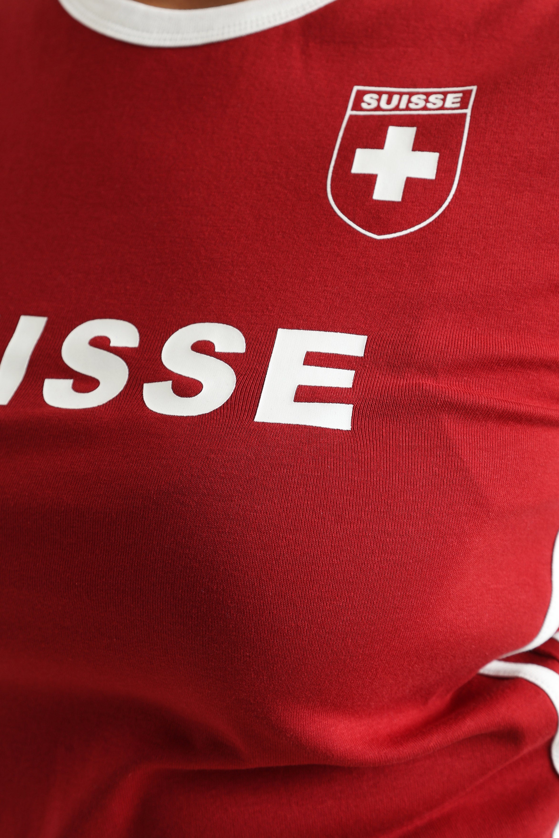 Suisse t-shirt - Rouge