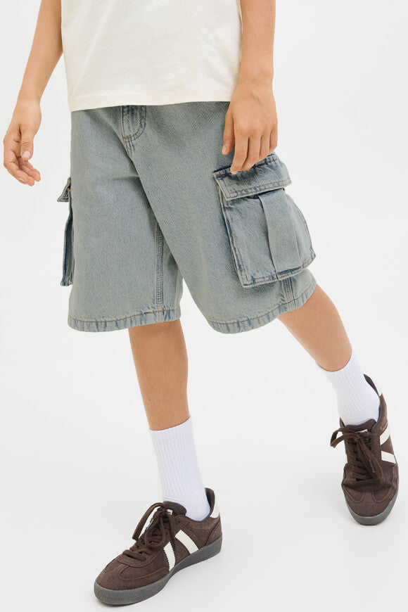 Pantaloncini in denim JJIALEX - denim blu