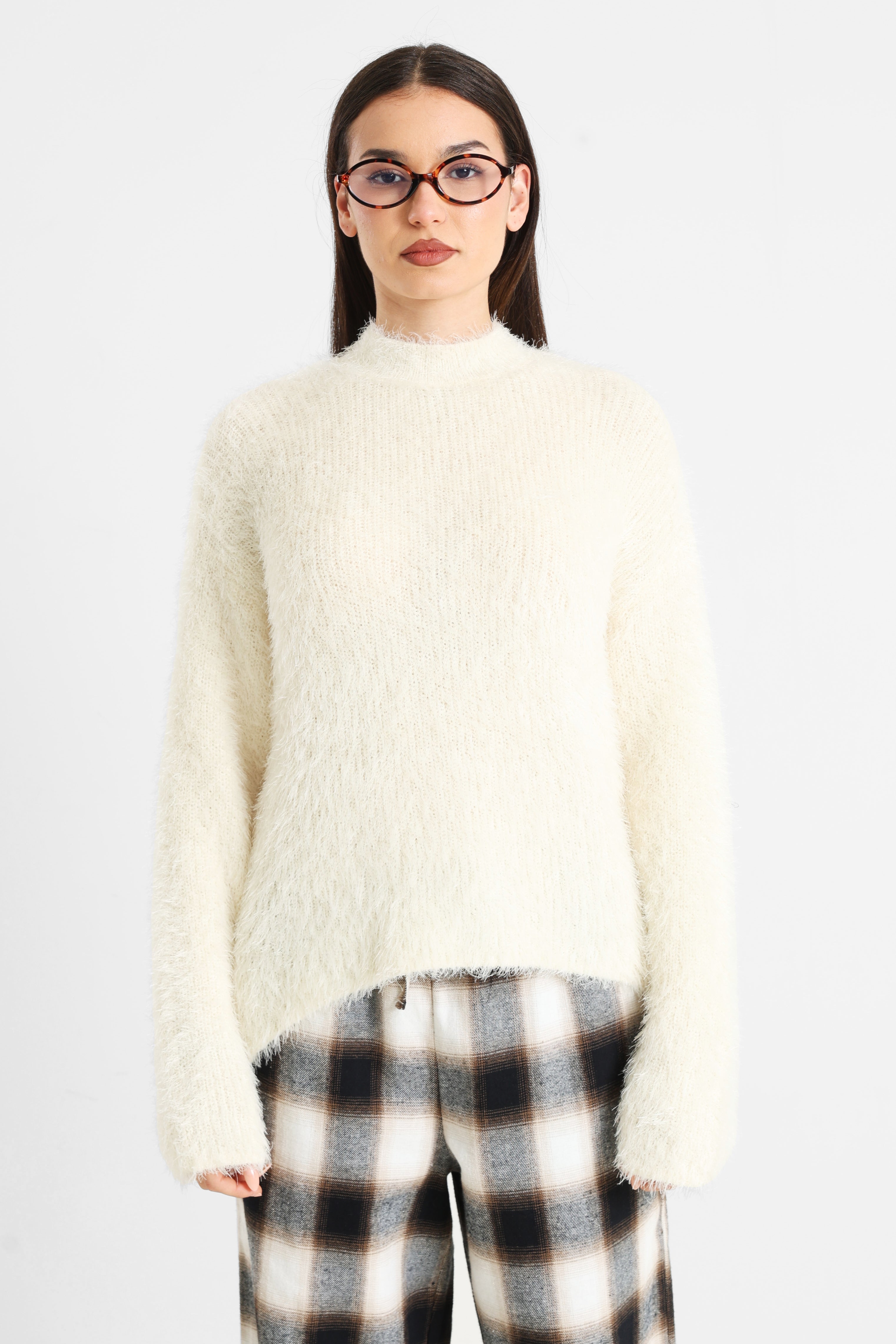 ONLLULU Maglia pelosa - Ballerina di nuvole