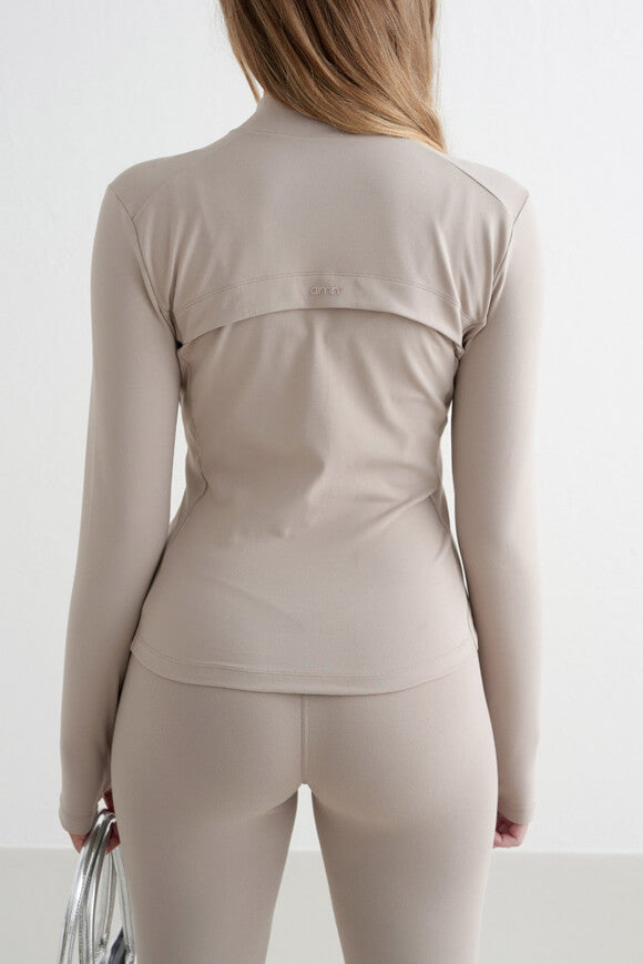 Tracksuit jacket - Dark Clay