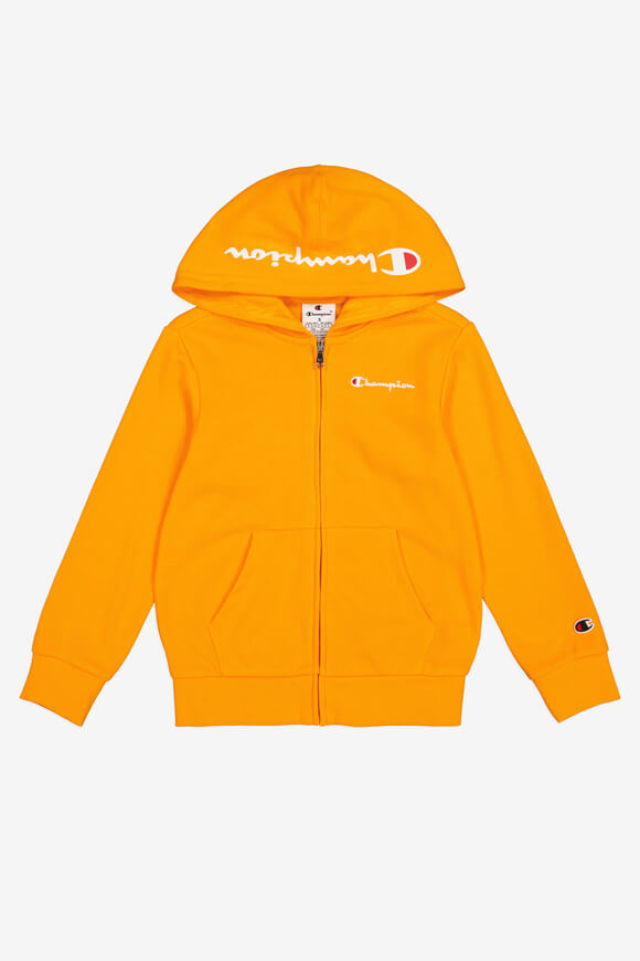 Hooded sweat jacket - Orange
