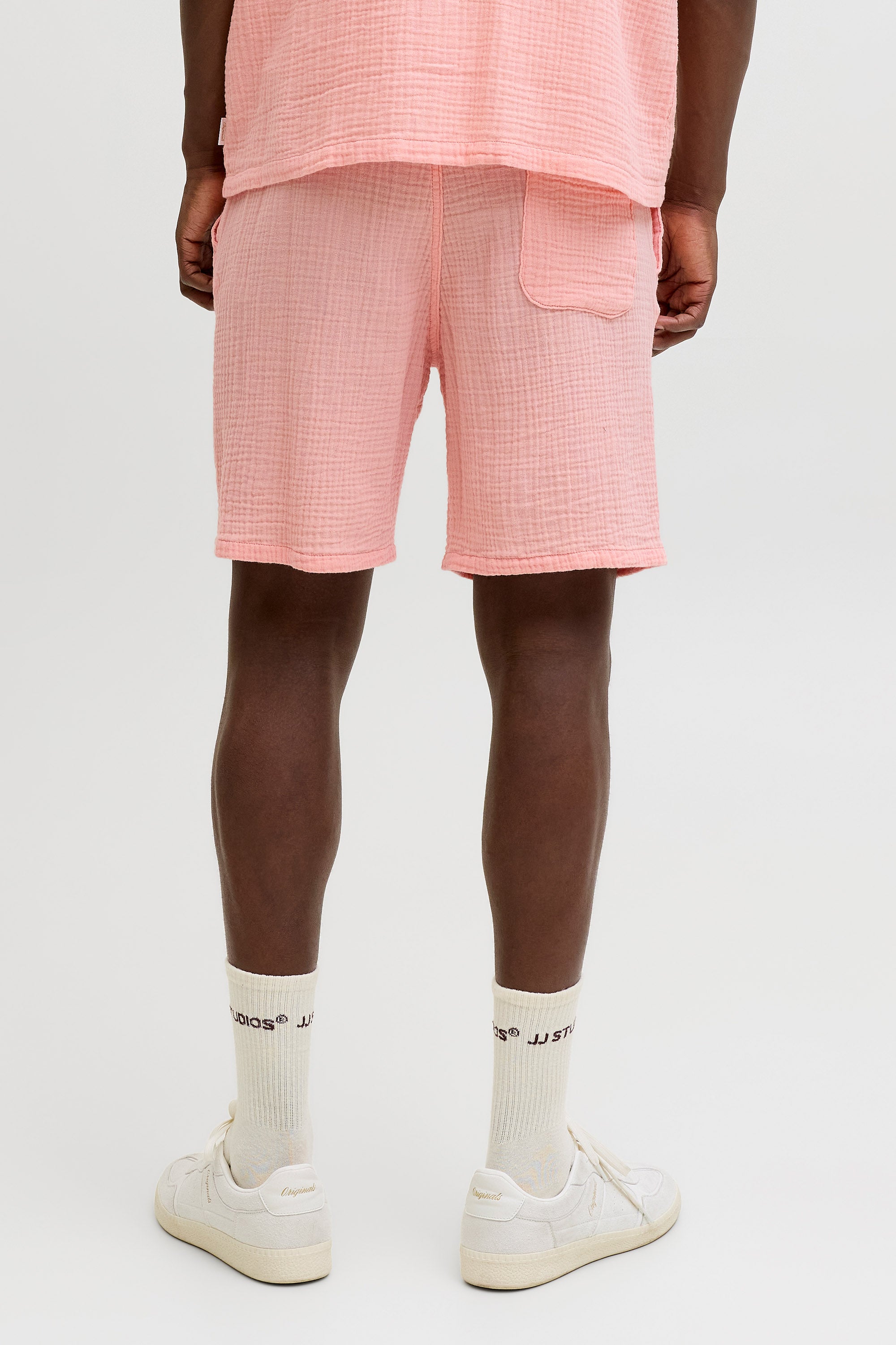 JPSTJAIDEN Musselin-Shorts - Peach Melba