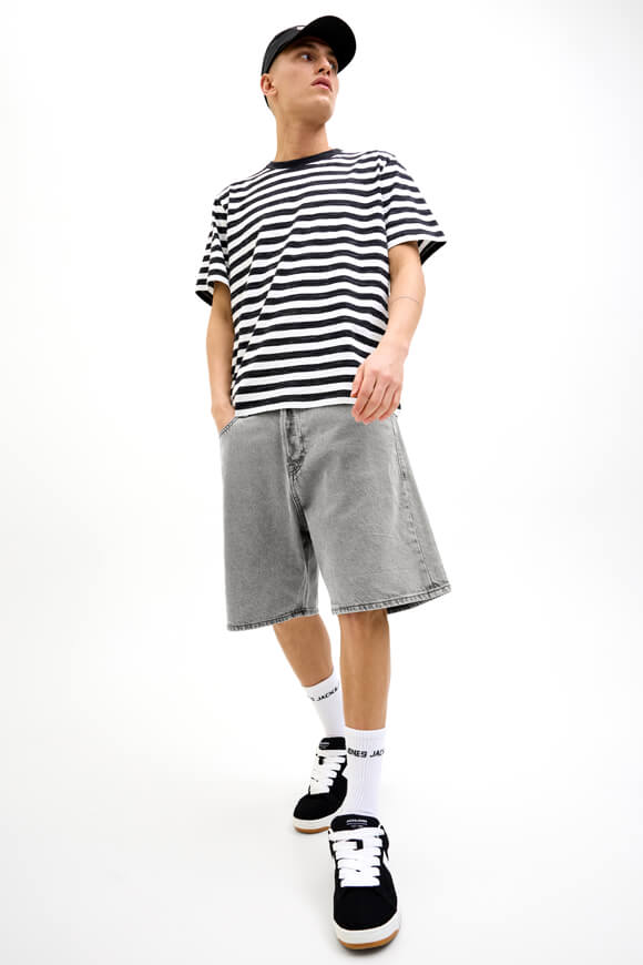 Toni Jeansshorts - Grey Denim