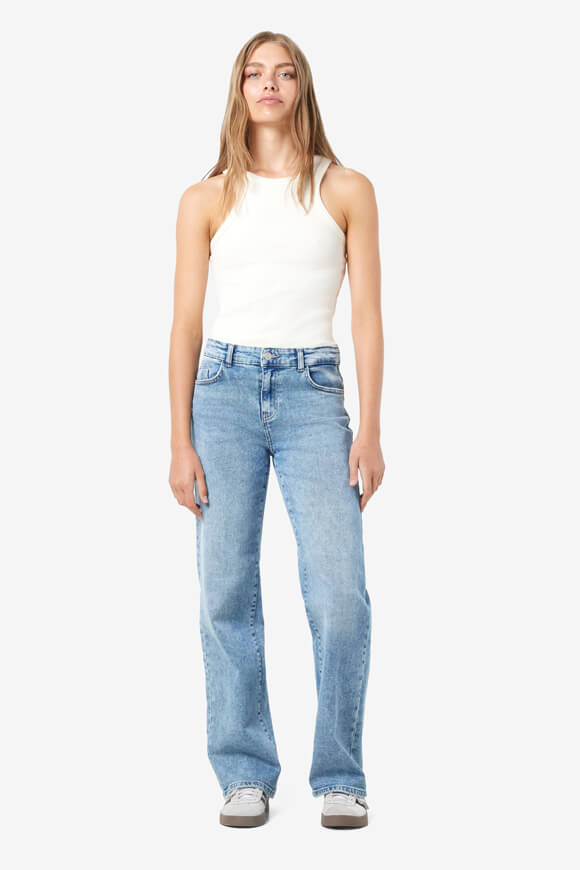 NMYOLANDA Straight Fit Jeans L32 - Light Blue Denim