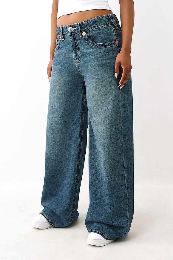 Jessie Super Baggy Fit Jeans - Ocean Voyage