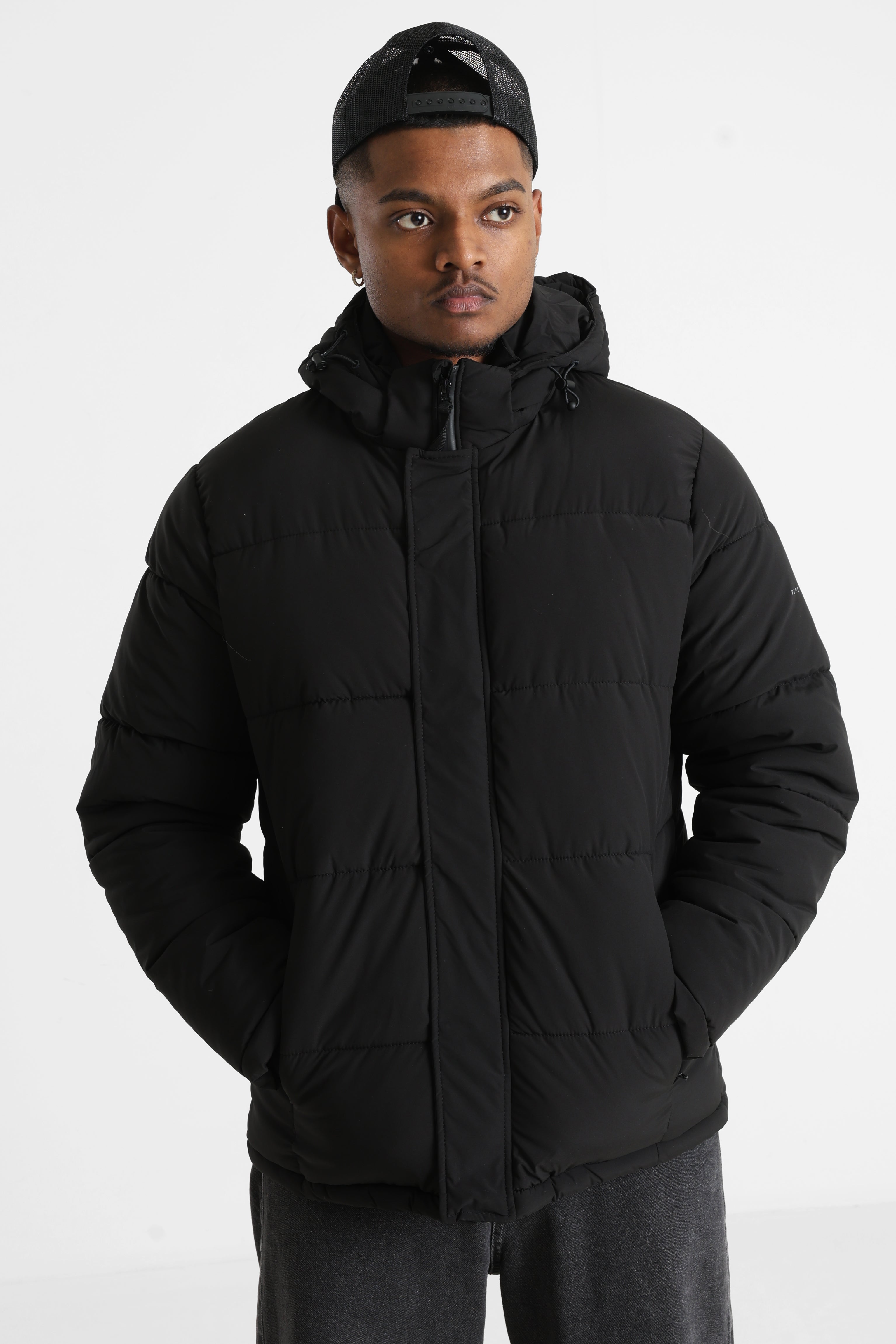 Jobias puffer jacket - Black