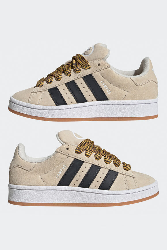 Campus 00s Sneaker - Wonder White + Carbon + Footwear White