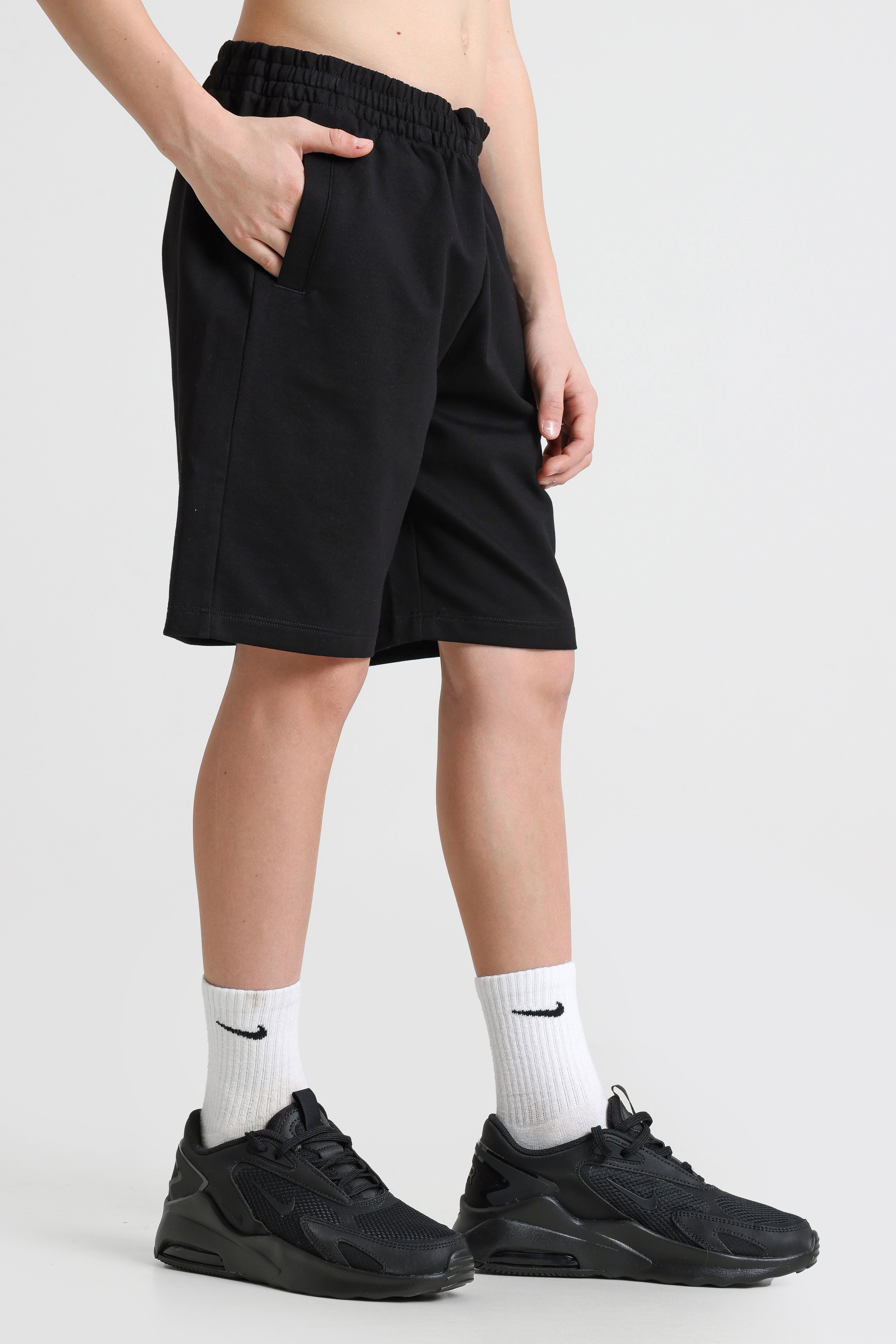 Sweatshorts - Black + White