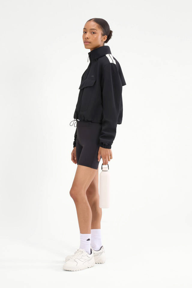 Lac-Vert Crop Anorak - Black