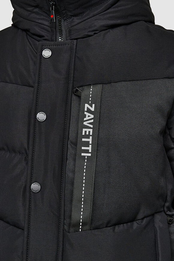 Zovetio Puffer Bomberjacke - Jet Black