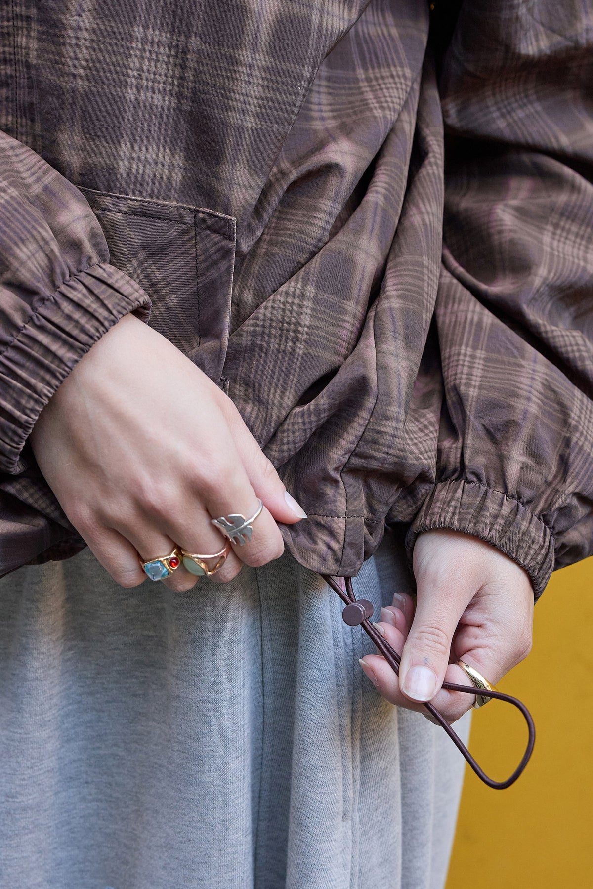 Giacca antivento - Brown