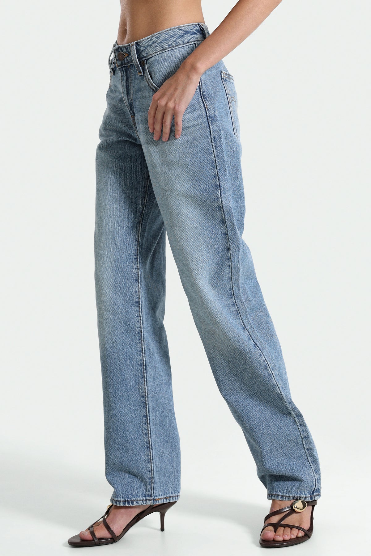 Superlow straight fit jeans L31 - Let love in