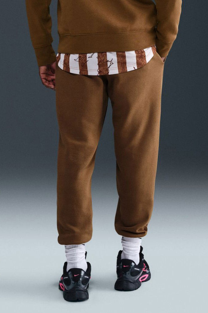 Pantaloni in felpa Sportswear Club - Mosswood Brown