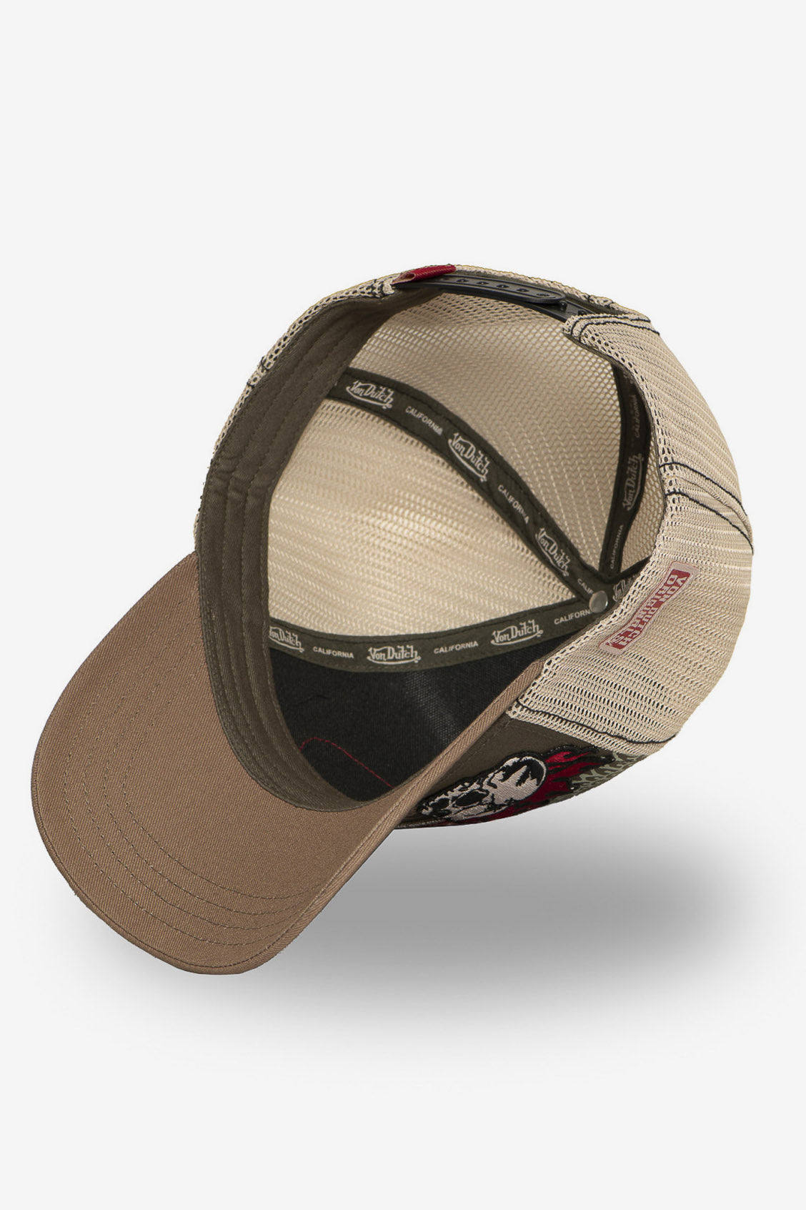 Trucker Cap / Snapback - Grey + Beige + Brown