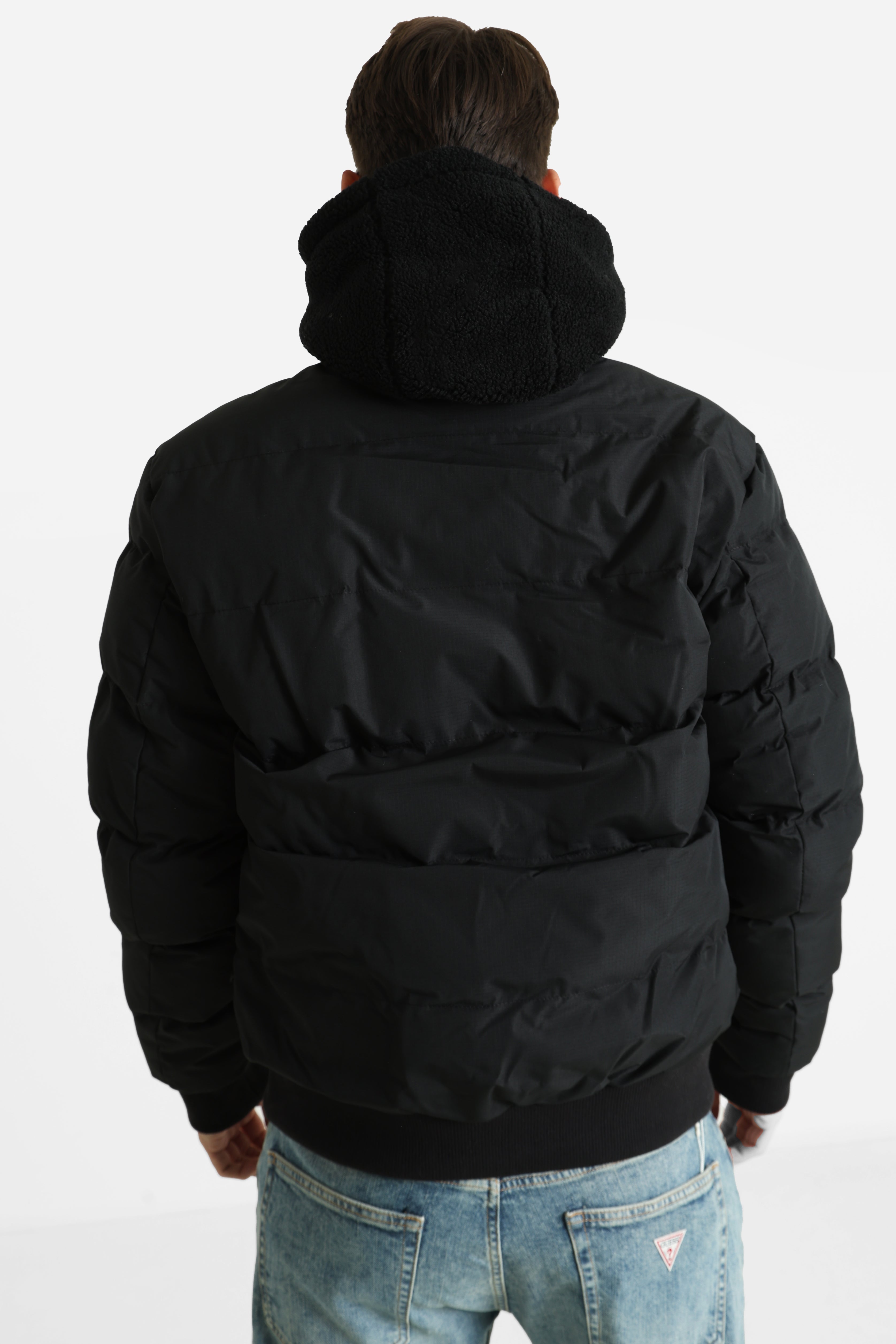 Veste bomber matelassée - Black