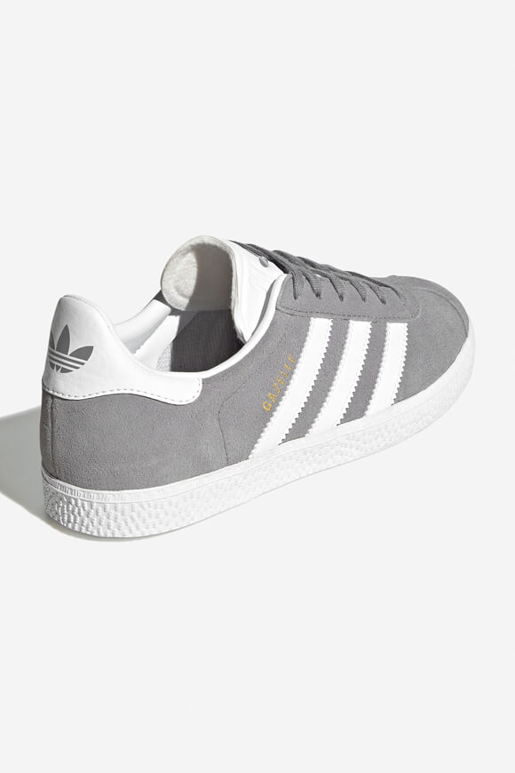 Gazelle Sneaker - Grey Three + Footwear White + Gold Metallic
