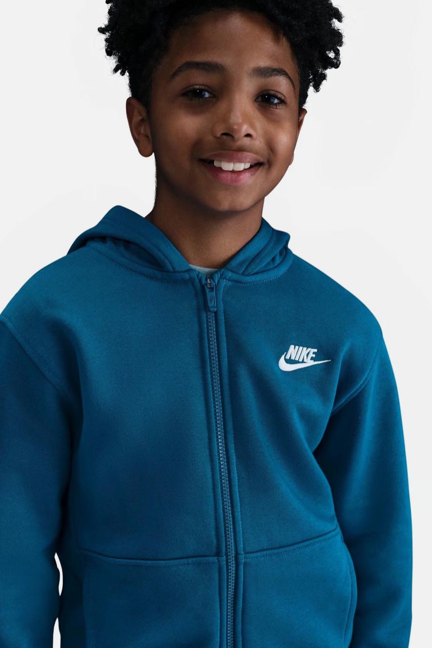 Sportswear Club Fleece sweat zippé à capuchon - Petrol