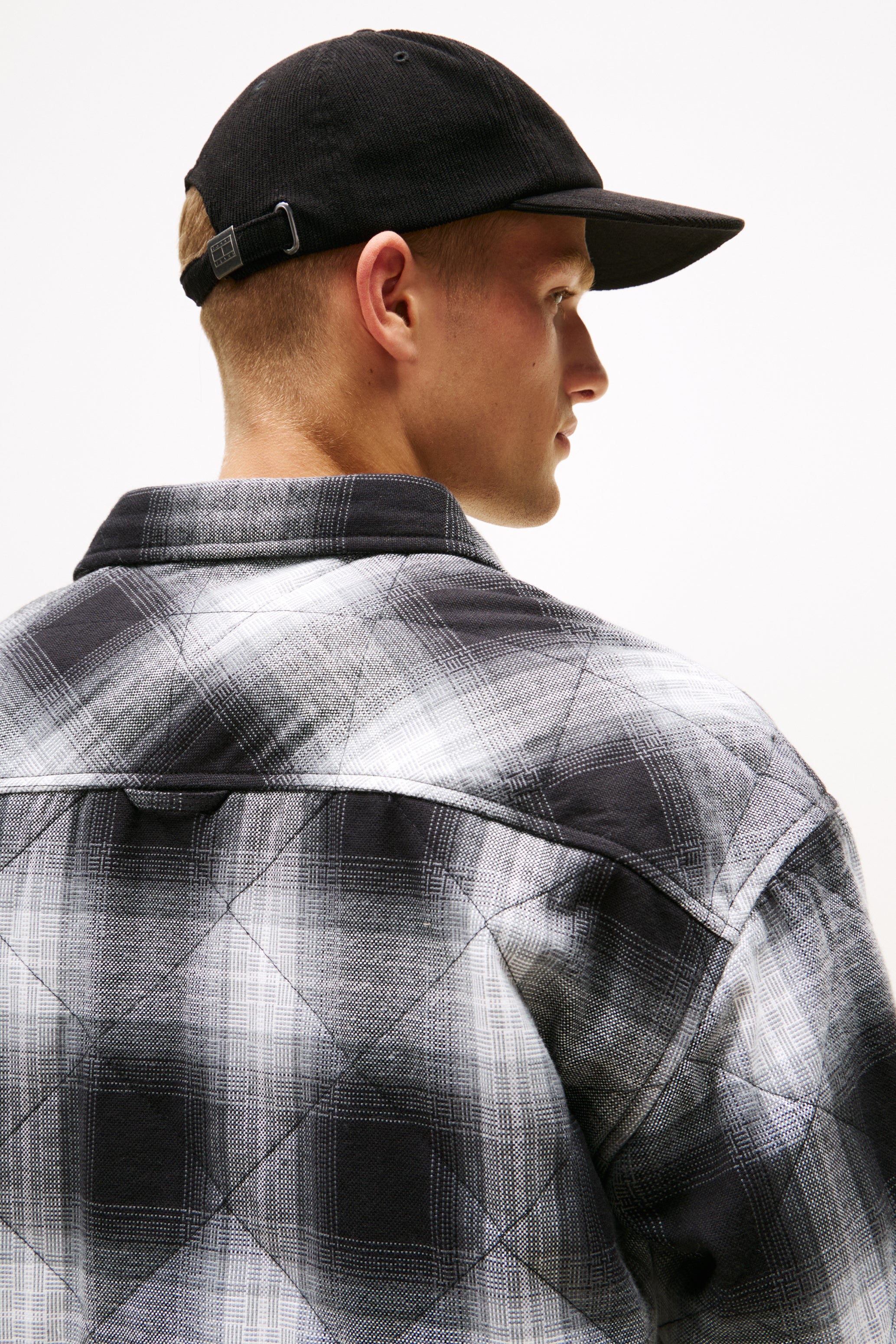 Oveshirt - Black + Check Quilted