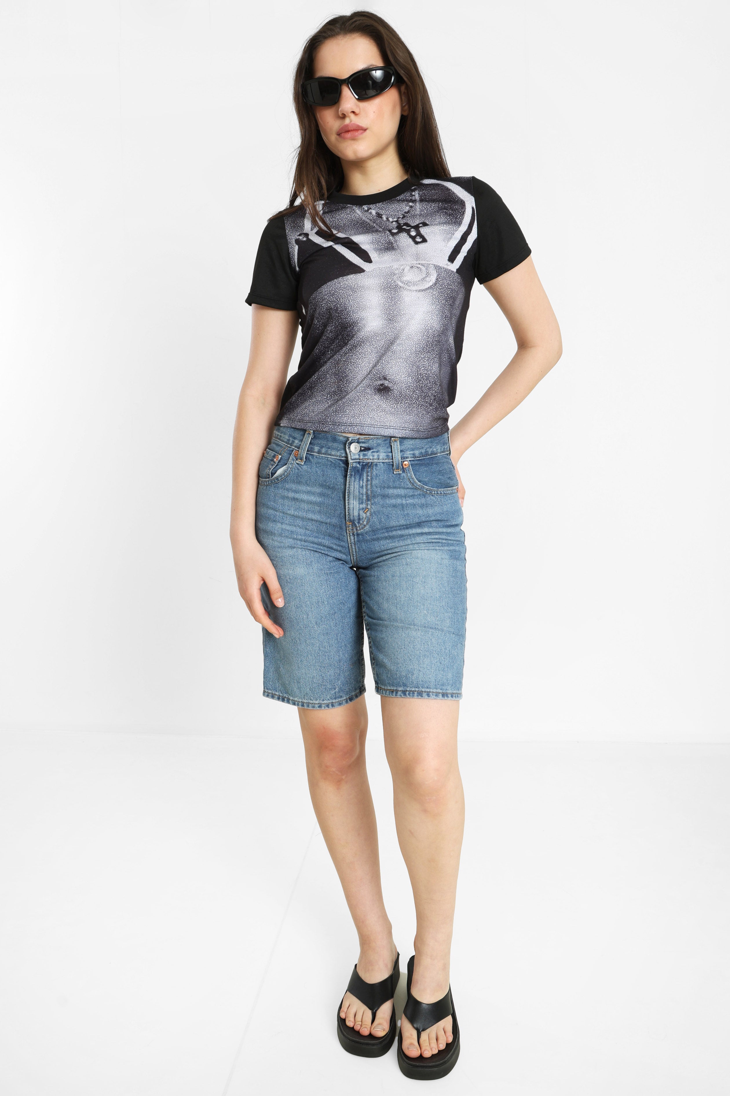 T-Shirt - Black + Grey