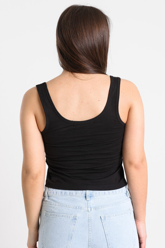 Débardeur court - Noir