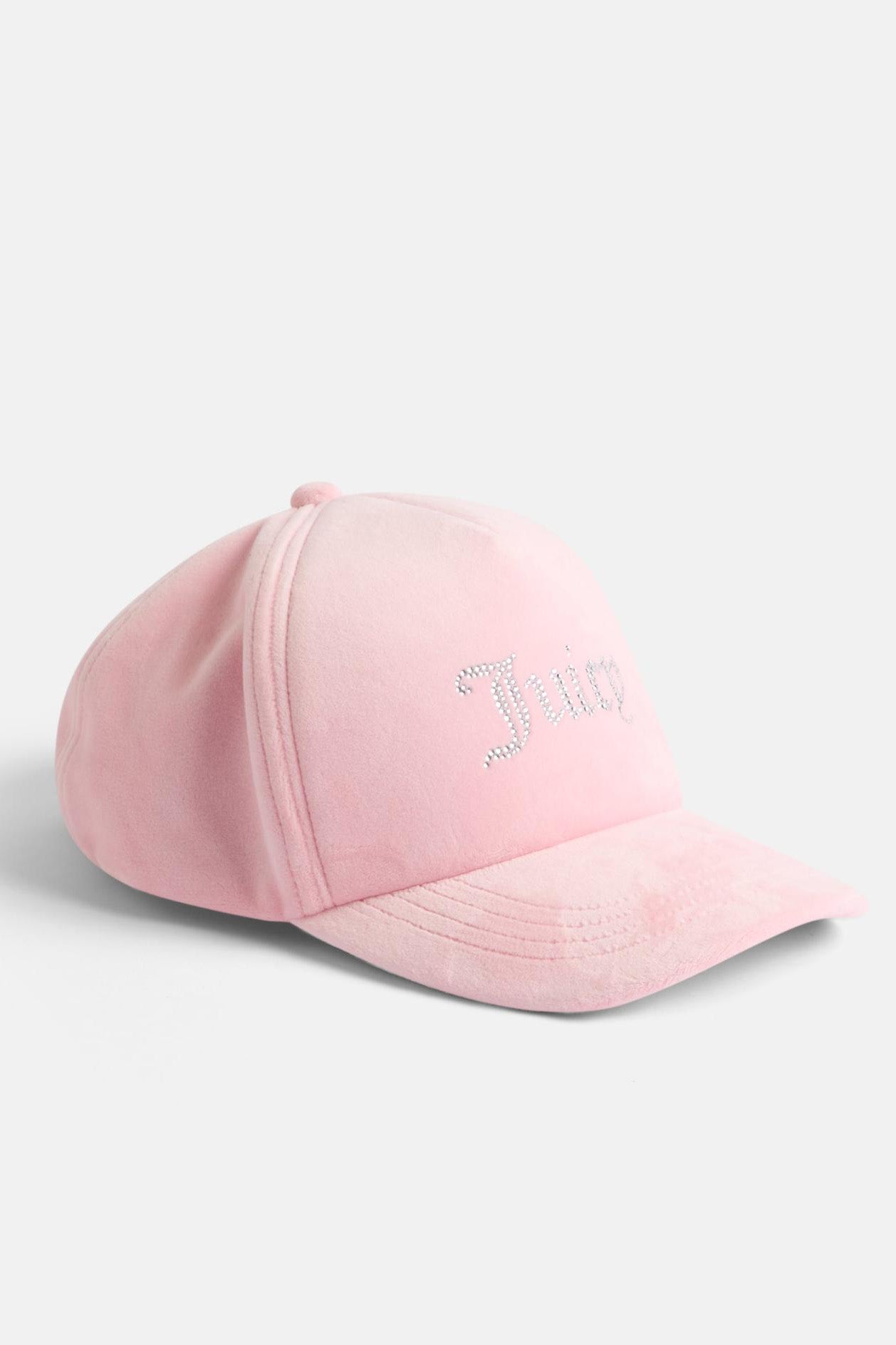 Casquette en velours / strapback - Juicy Pink