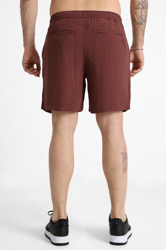 Short en tissu - Brun